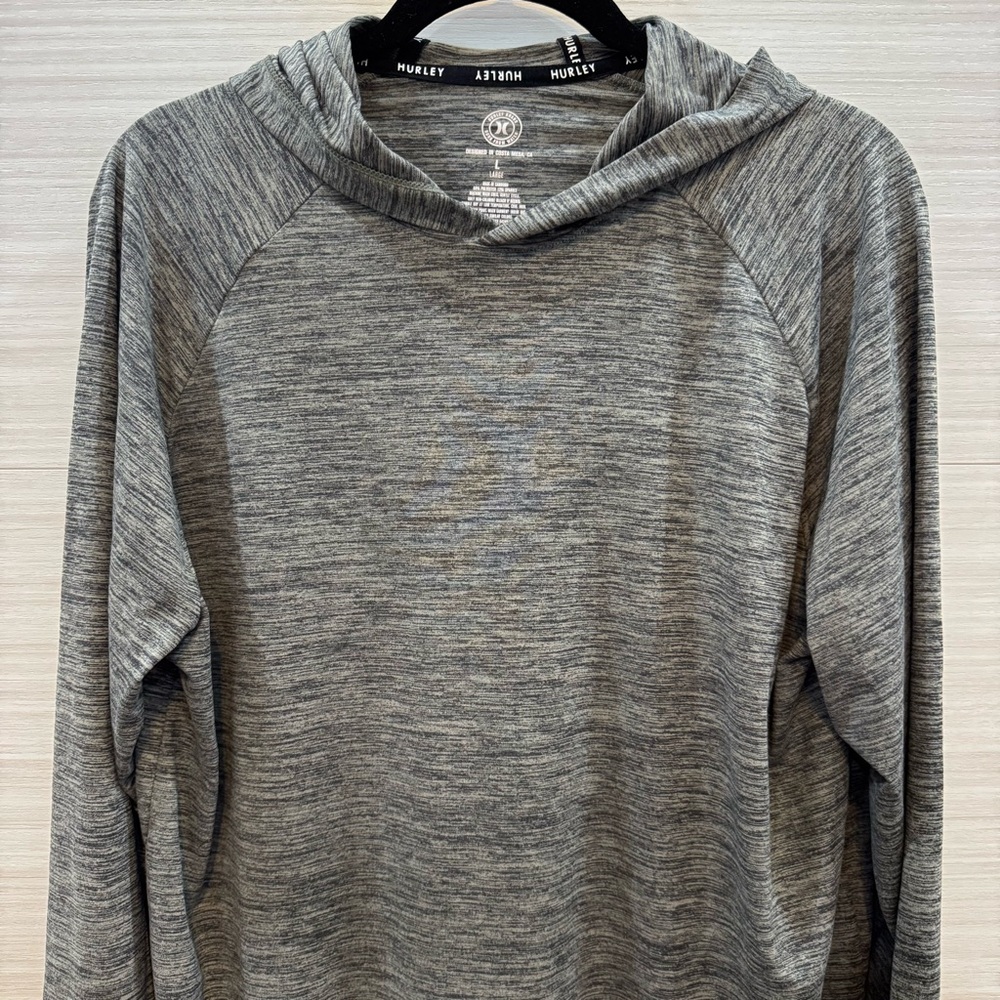 Hurley Men's Olive Green Heather Hoodie Size Large